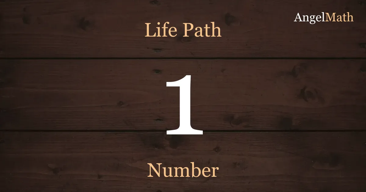 Life Path Number 1