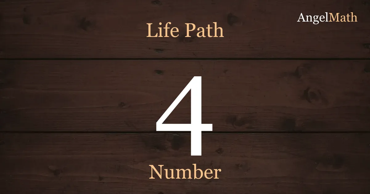 Life Path Number 4