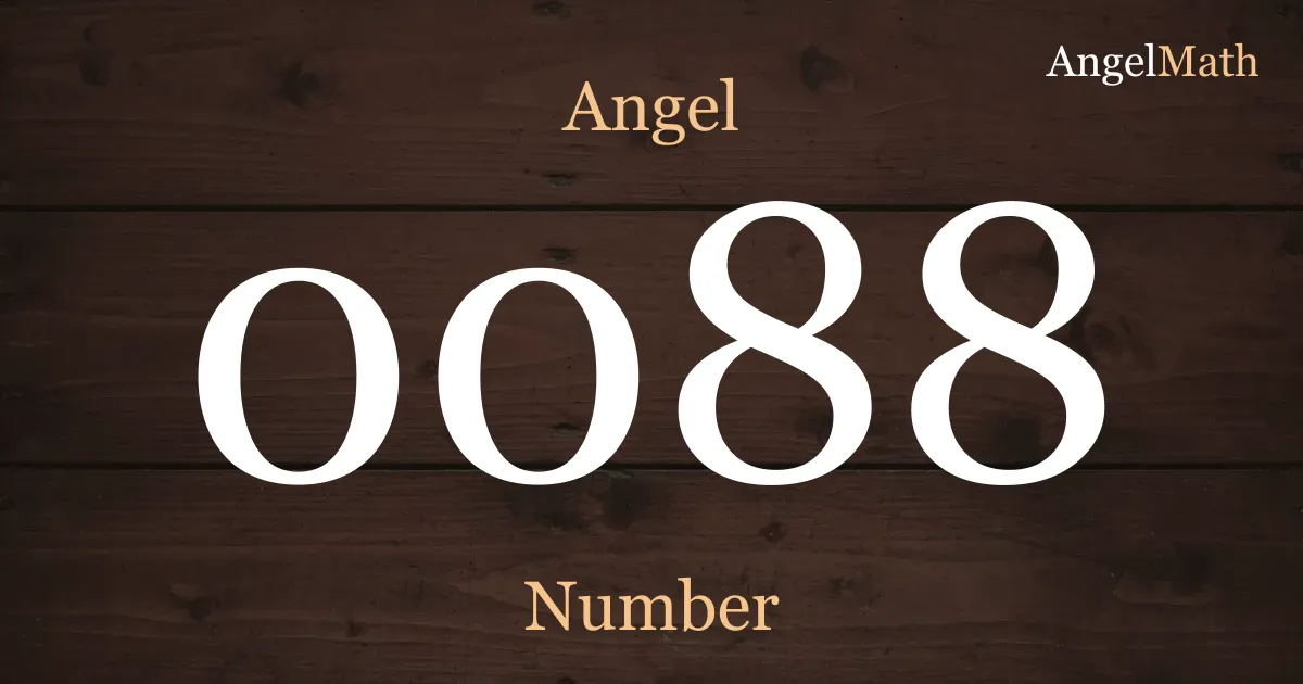 0088 Angel Number meaning