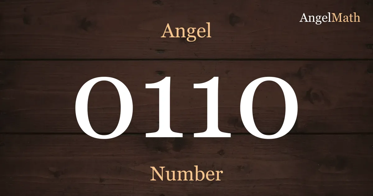 0110 Angel Number meaning