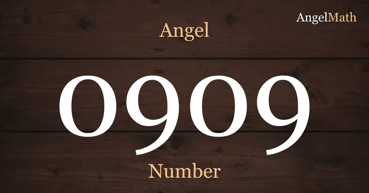 0909 Angel Number meaning
