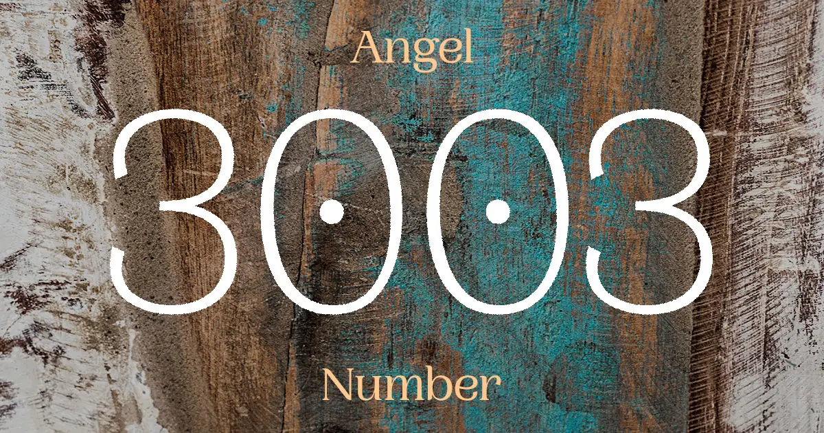 3003 Angel Number meaning