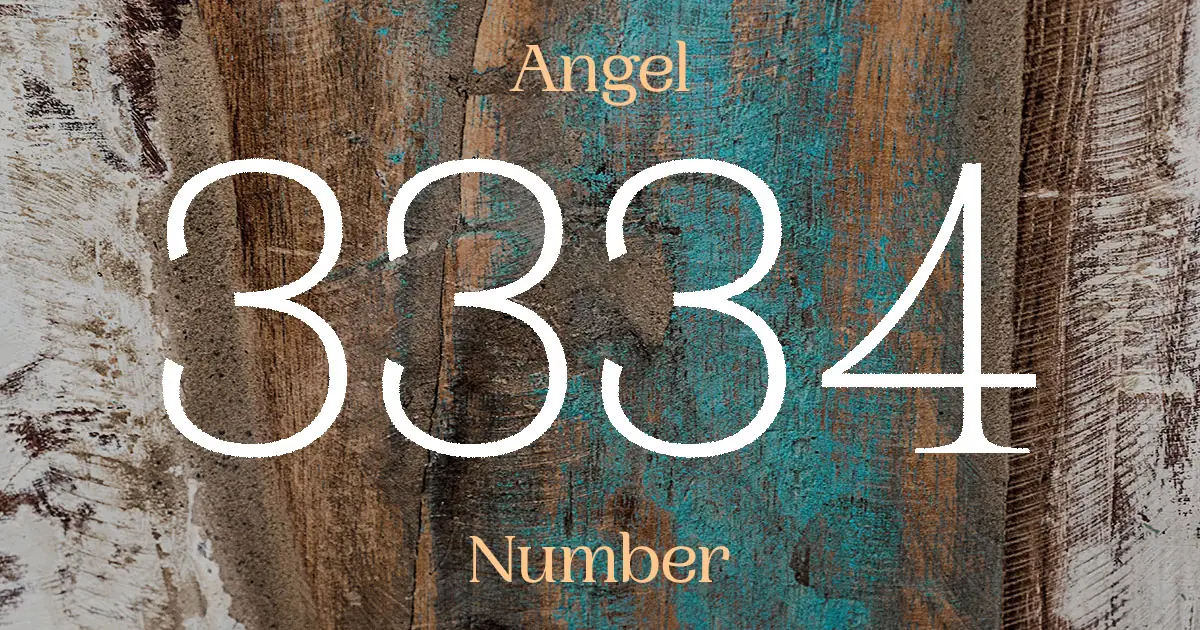 3334 Angel Number meaning