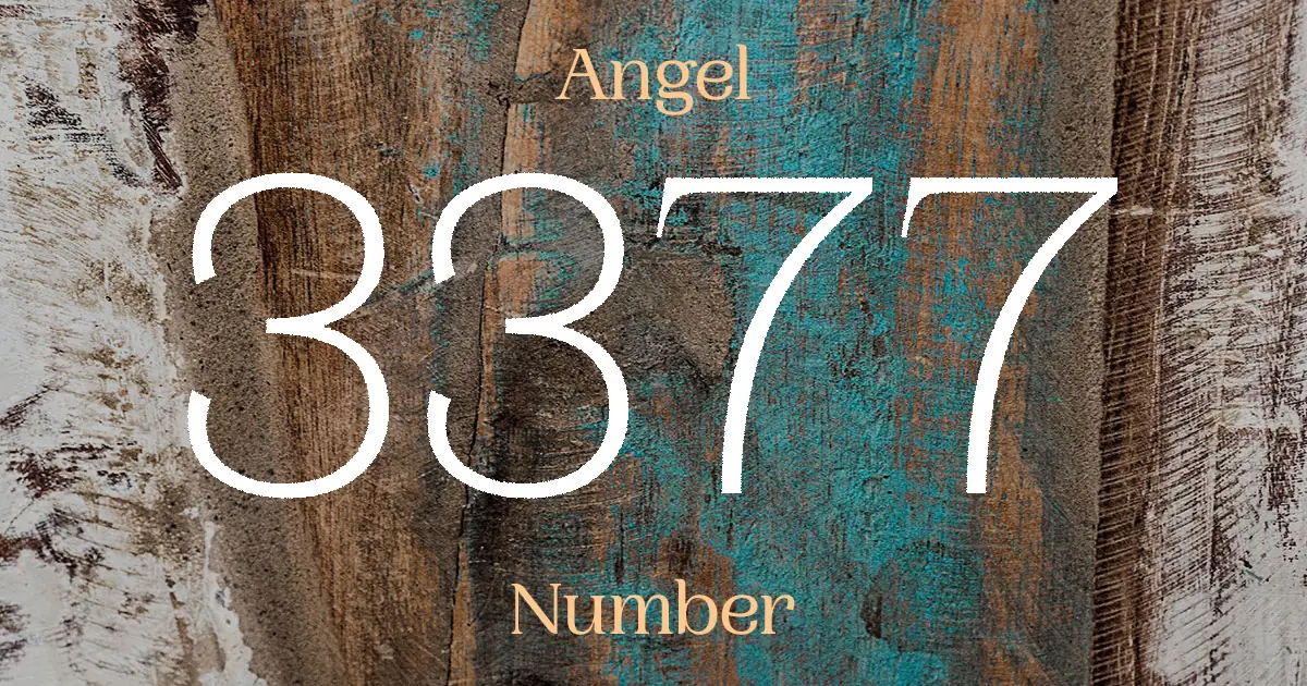 3377 Angel Number meaning