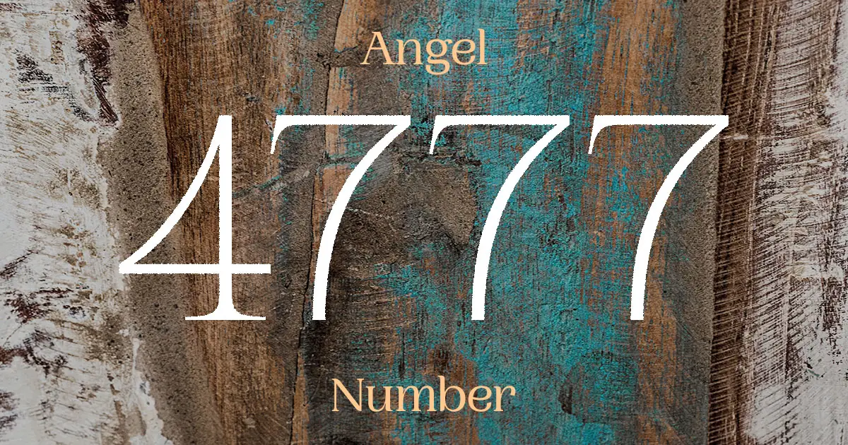 4777 Angel Number meaning
