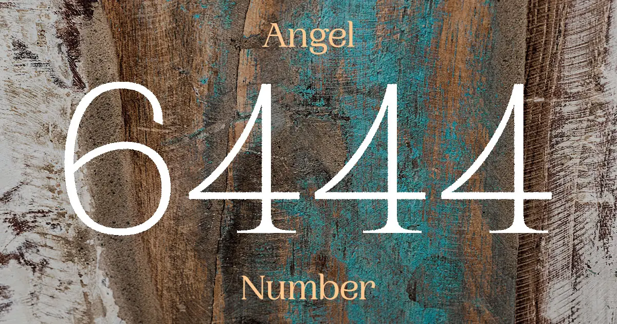 6444 Angel Number meaning