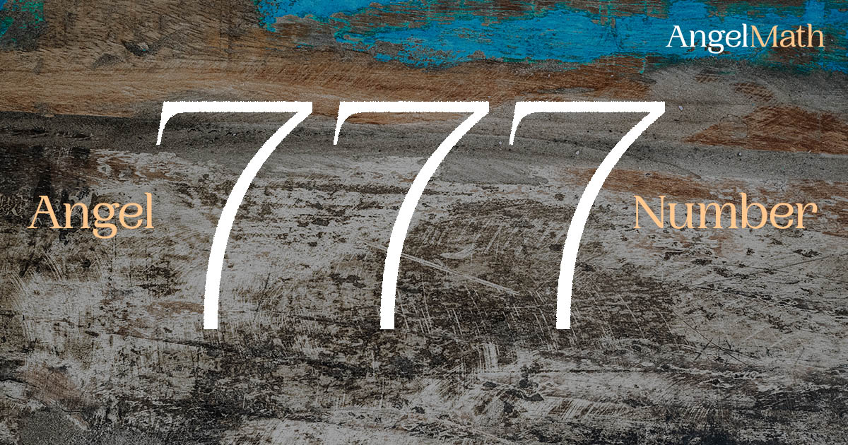 777 Angel Number meaning