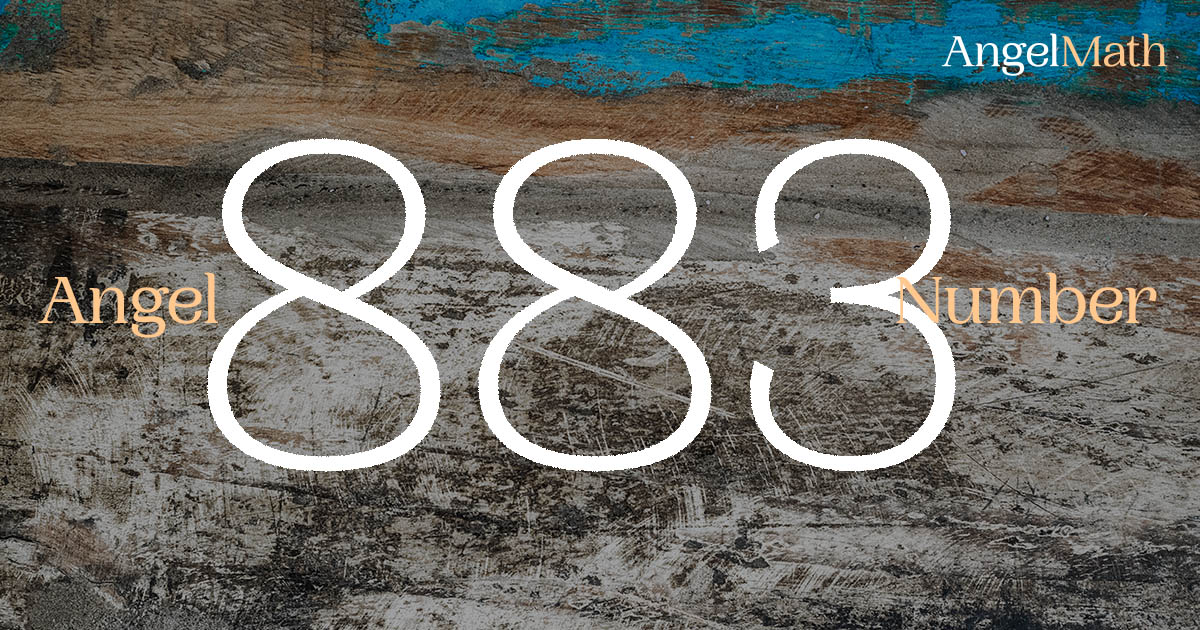 883 Angel Number meaning