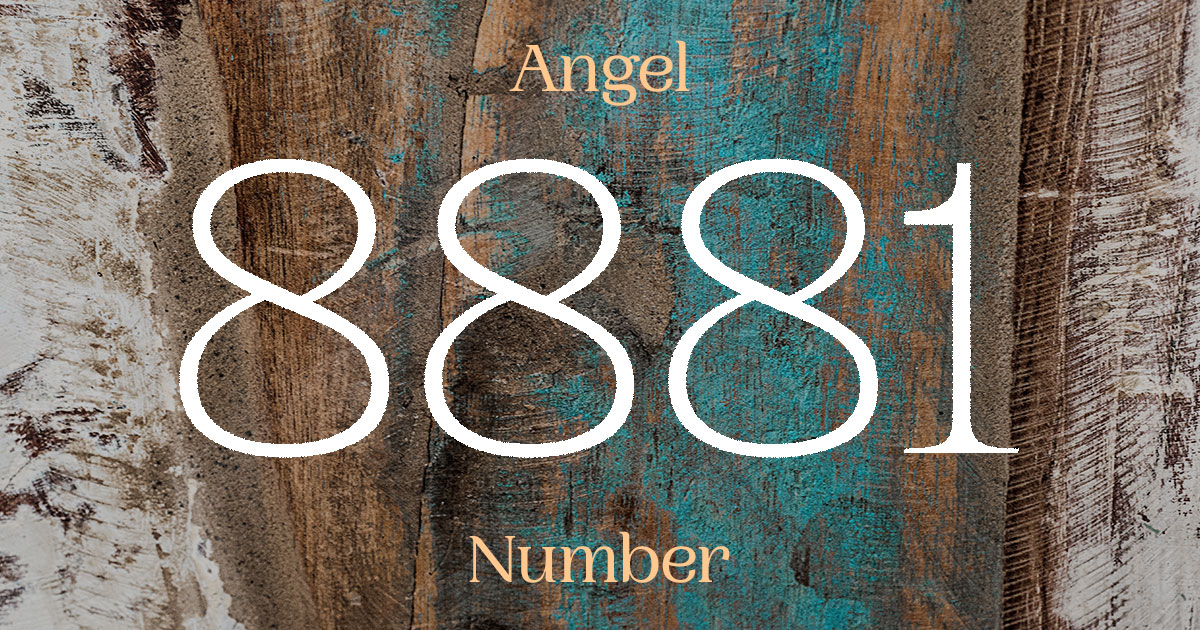 8881 Angel Number meaning