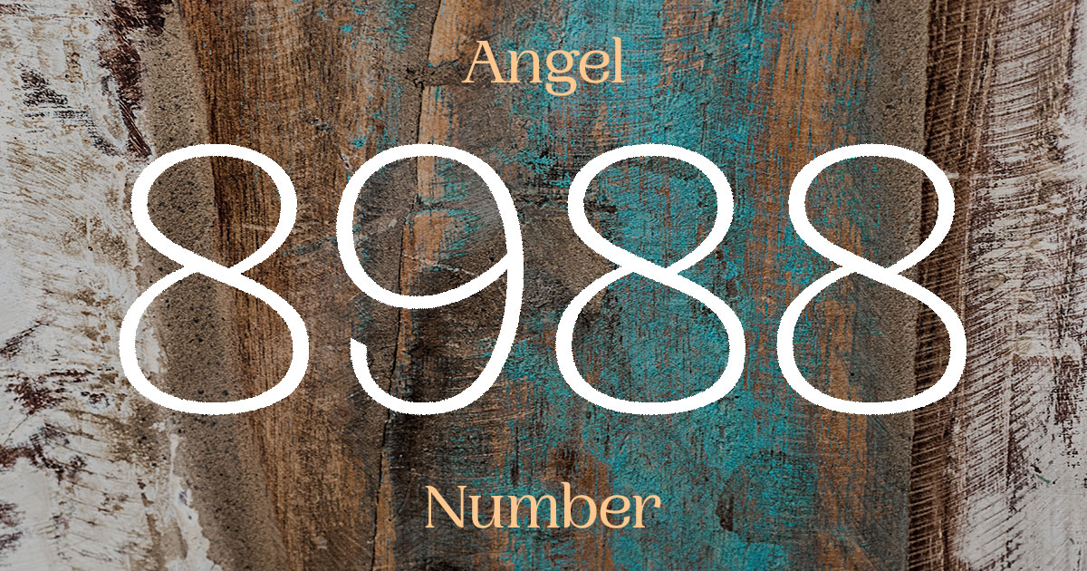 8988 Angel Number meaning