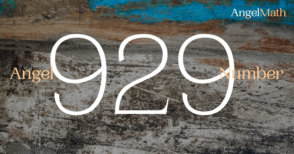 929 Angel Number meaning