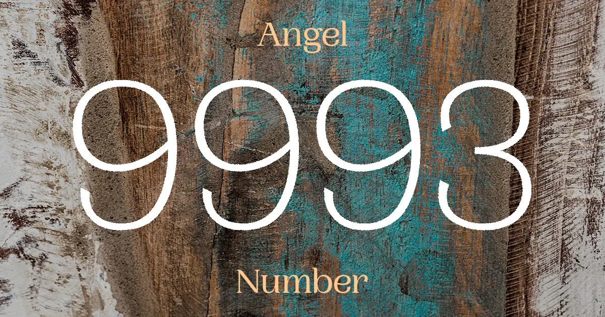 9993 Angel Number meaning