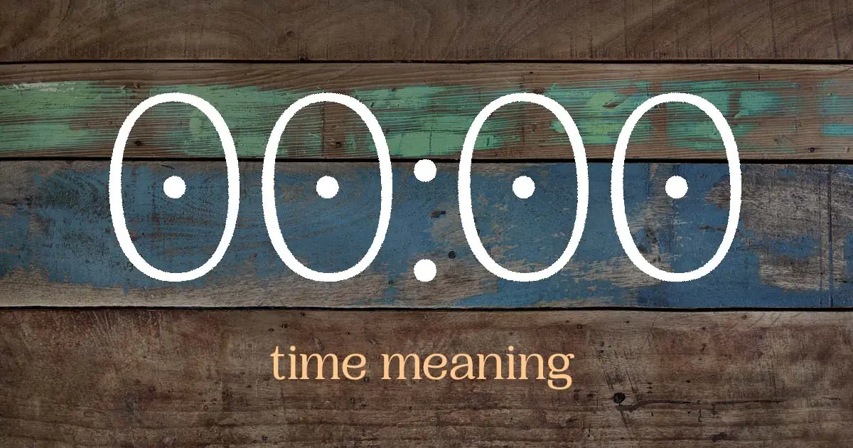 00:00 time meaning