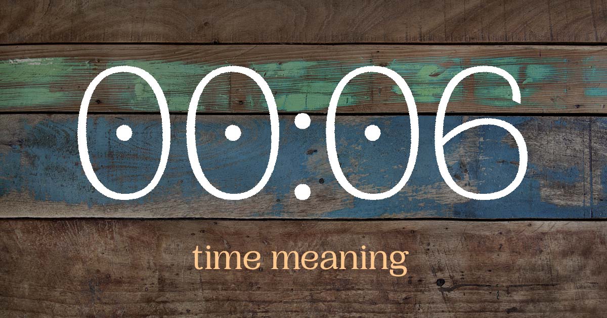 00:06 time meaning