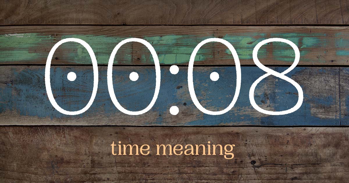 00:08 time meaning