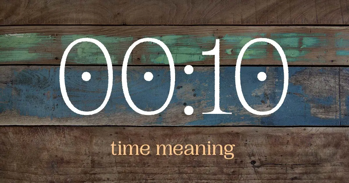 00:10 time meaning