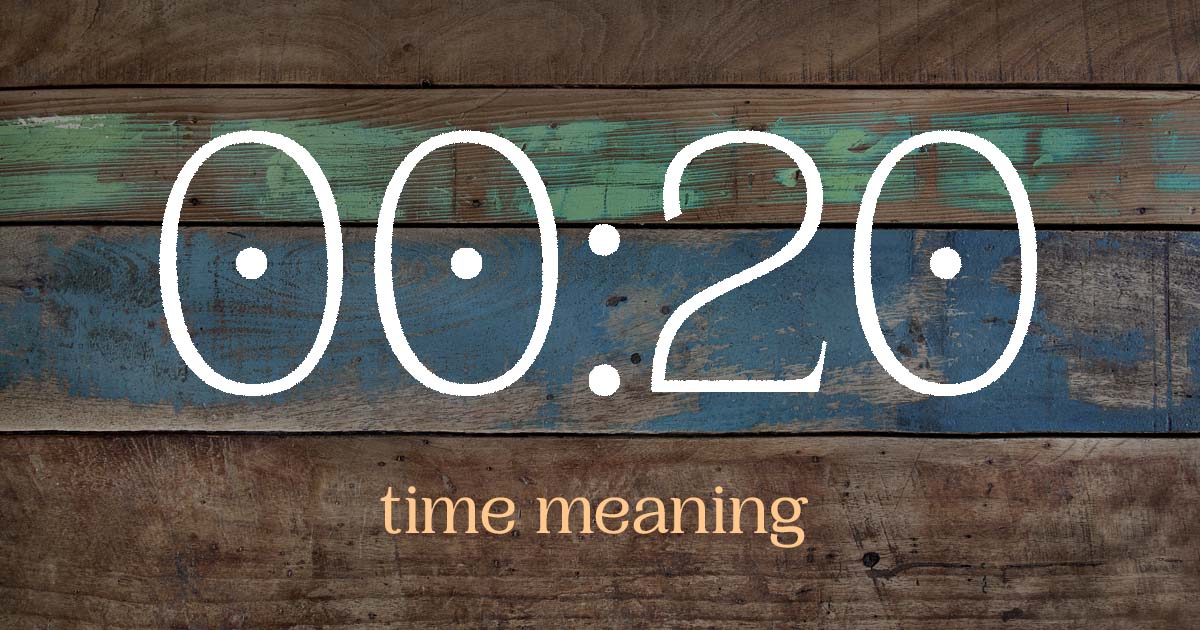 00:20 time meaning