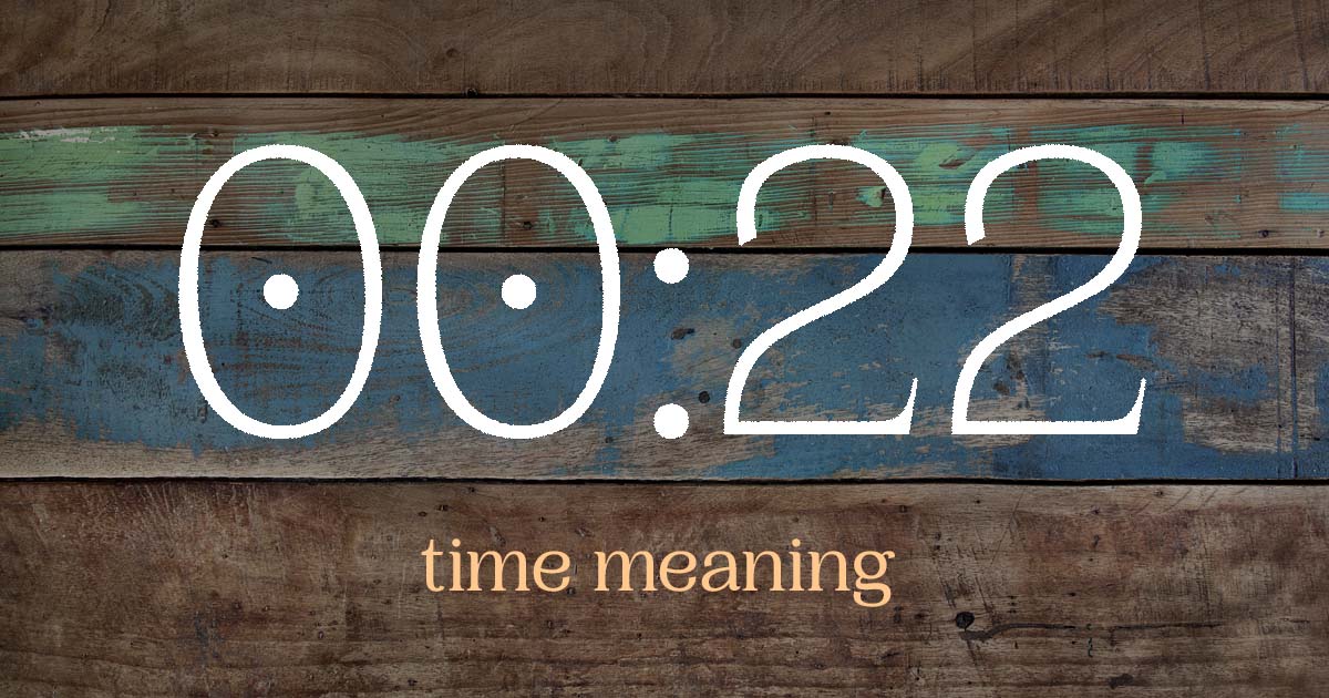 00:22 time meaning