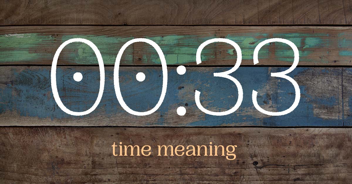 00:33 time meaning