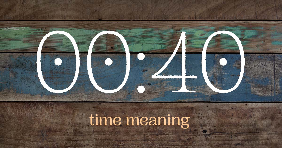 00:40 time meaning