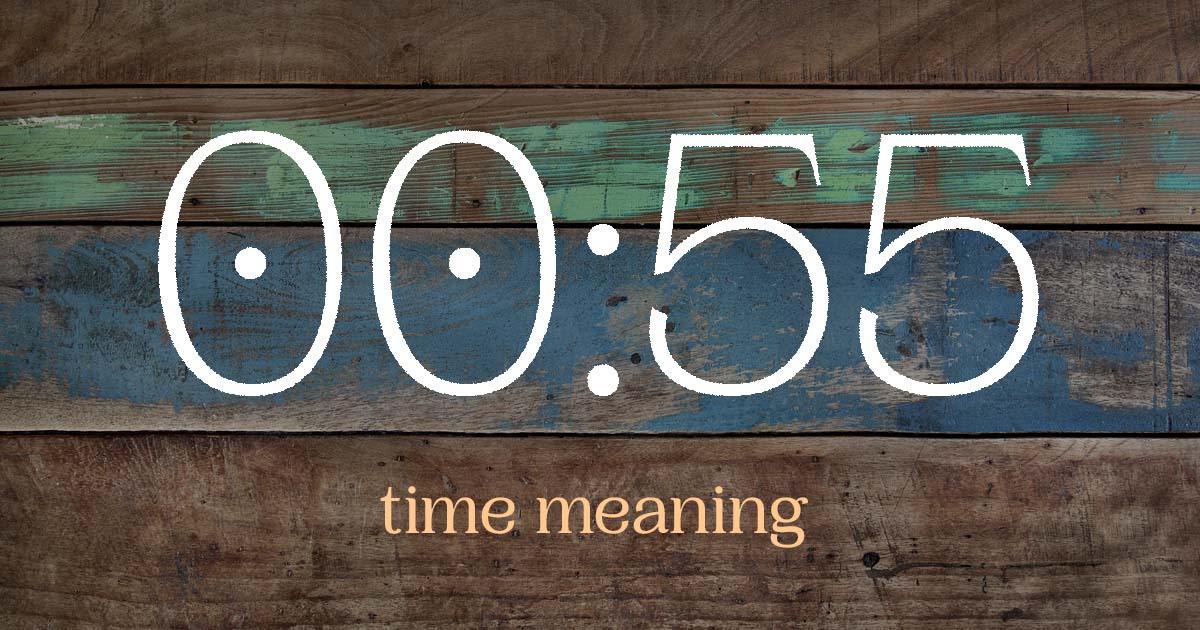 00:55 time meaning