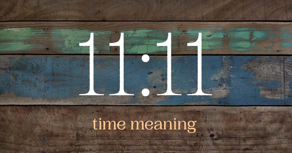 11:11 time meaning