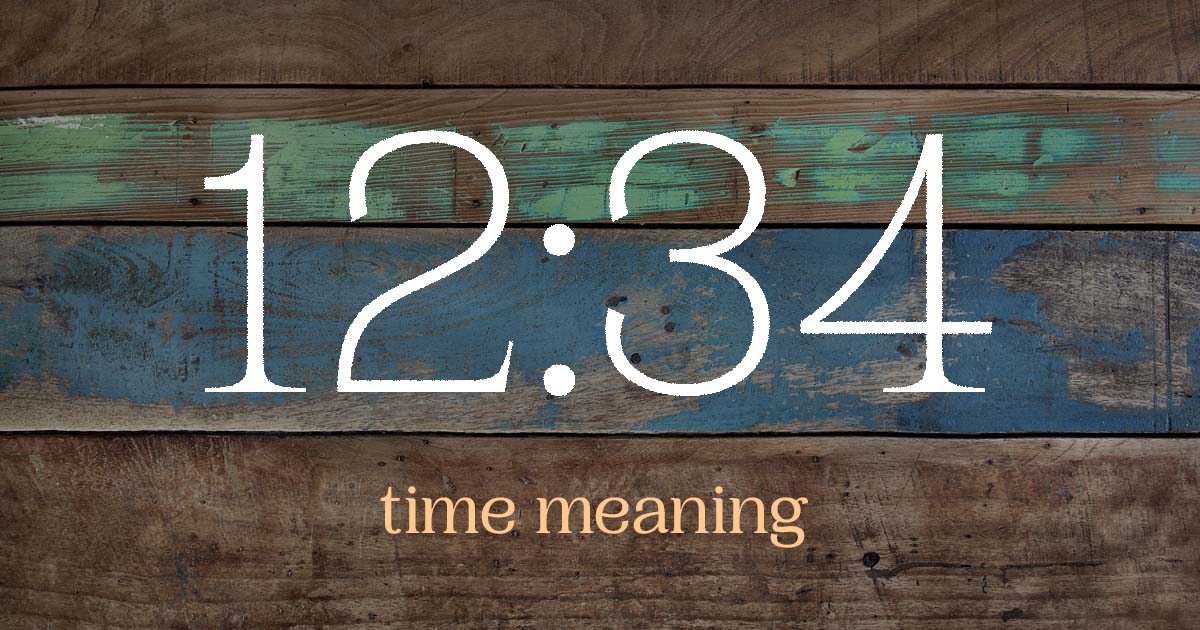 12:34 time meaning