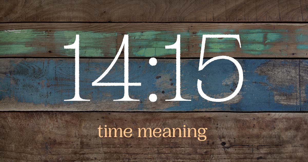 14:15 time meaning