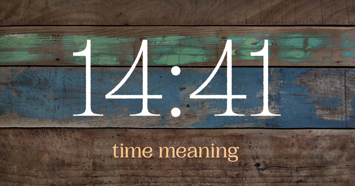 14:41 time meaning