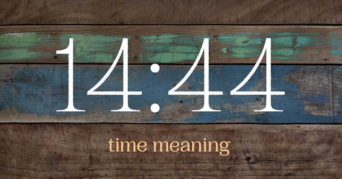 14:44 time meaning