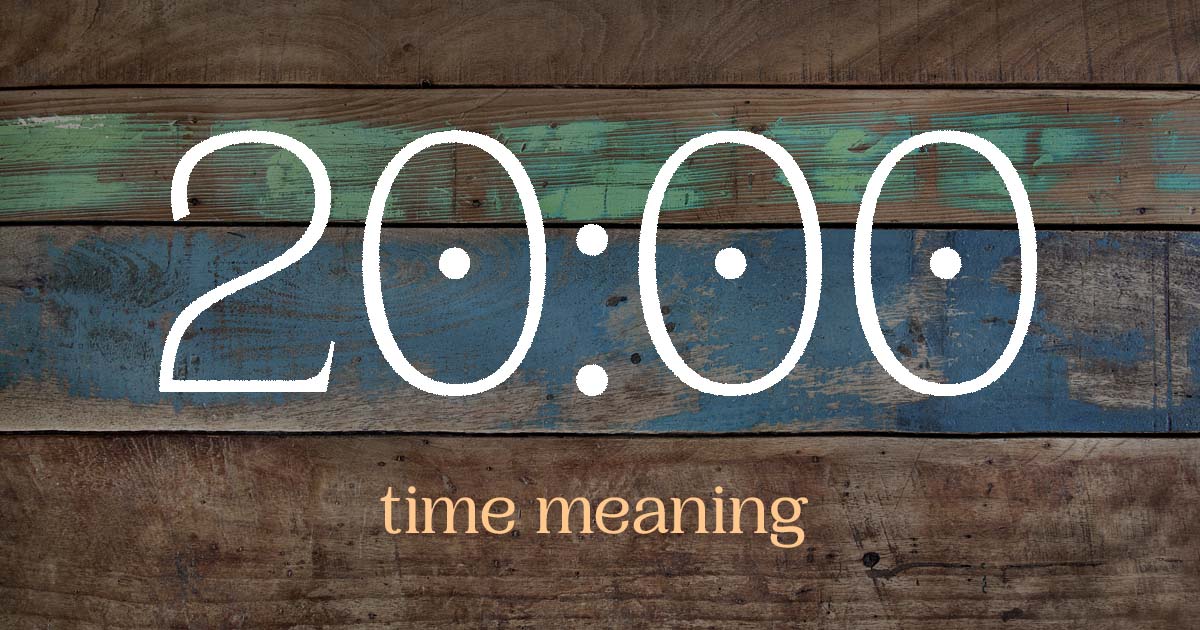 20:00 time meaning