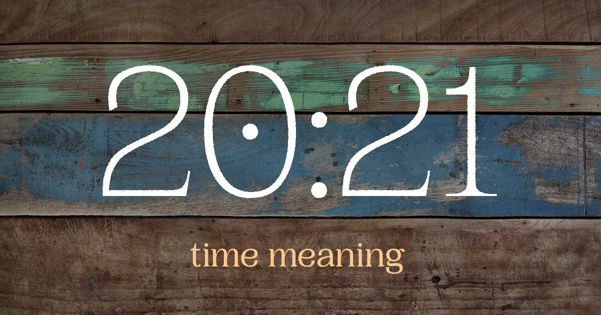 20:21 time meaning