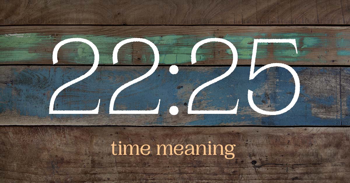 22:25 time meaning