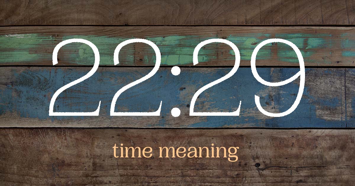 22:29 time meaning