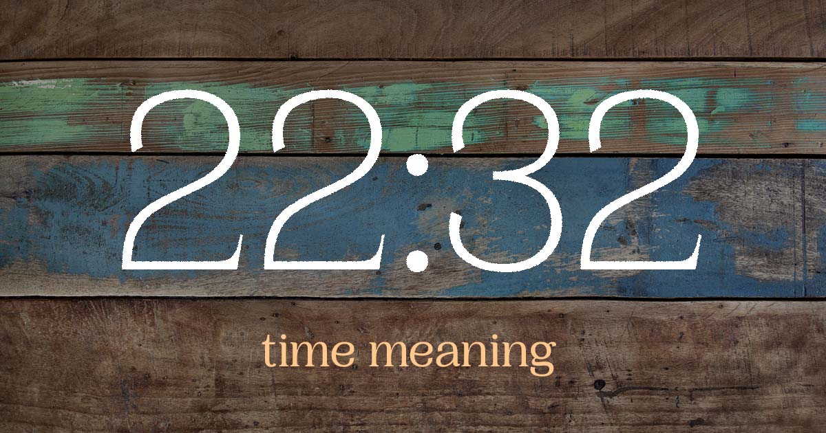 22:32 time meaning